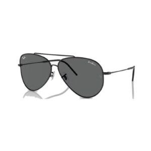 Ray-Ban 0101S Aviador Reverse negro con lente gris