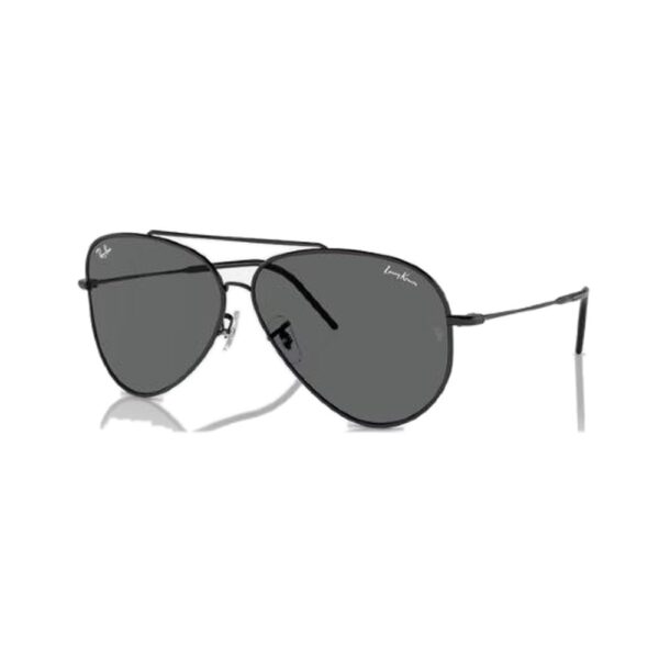 RAY-BAN-0101S-002-GR-STANDARD-59-11 Ray-Ban 0101S Aviador Reverse negro con lente gris